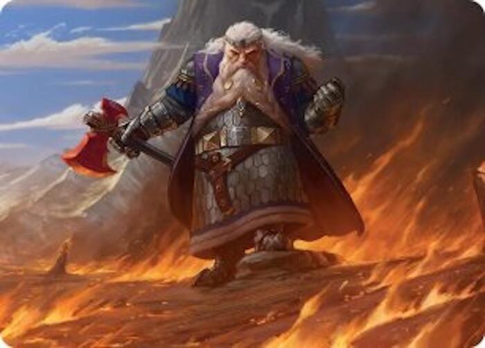 Dain of the Ancient Halls Art Card (48) [The Hobbit Art Series]