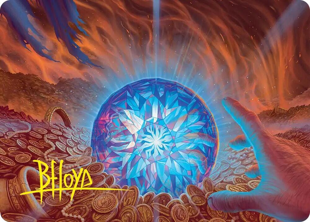 The Arkenstone Art Card (Gold-Stamped Signature) (44) [The Hobbit Art Series]