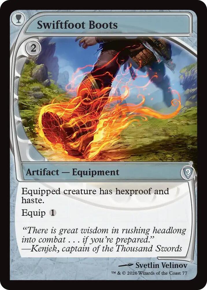 Swiftfoot Boots (Future Sight) (77) [Mystery Booster Commander Edition]