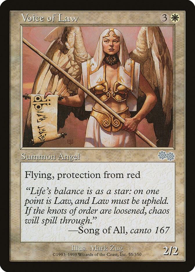 Voice of Law (55) [Urza's Saga]