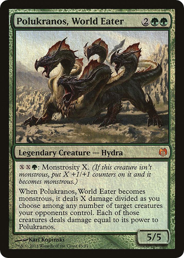 Polukranos, World Eater (43) [Duel Decks: Heroes vs. Monsters]