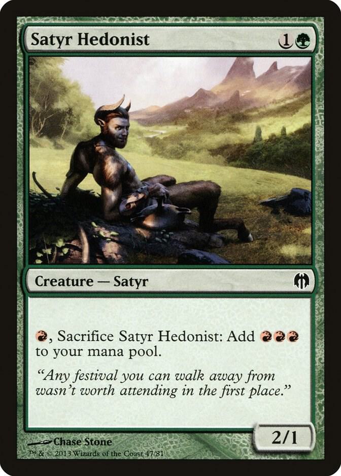 Satyr Hedonist (47) [Duel Decks: Heroes vs. Monsters]