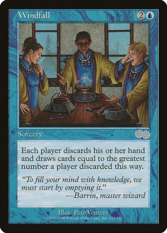 Windfall (111) [Urza's Saga]