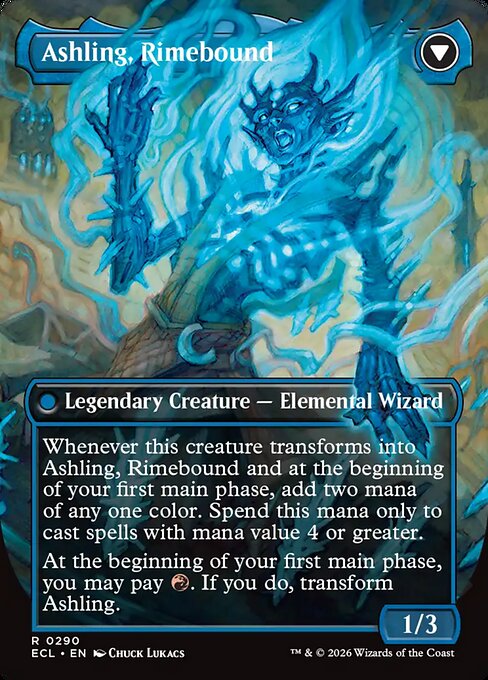 Ashling, Rekindled (Borderless) (290) [Lorwyn Eclipsed] Reverse