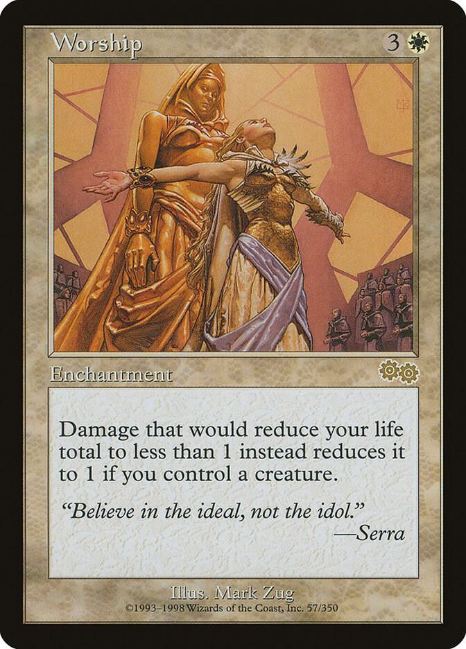 Worship (57) [Urza's Saga]