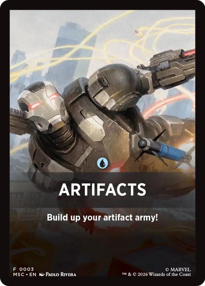 Artifacts Theme Card (3) [Marvel Super Heroes Commander]