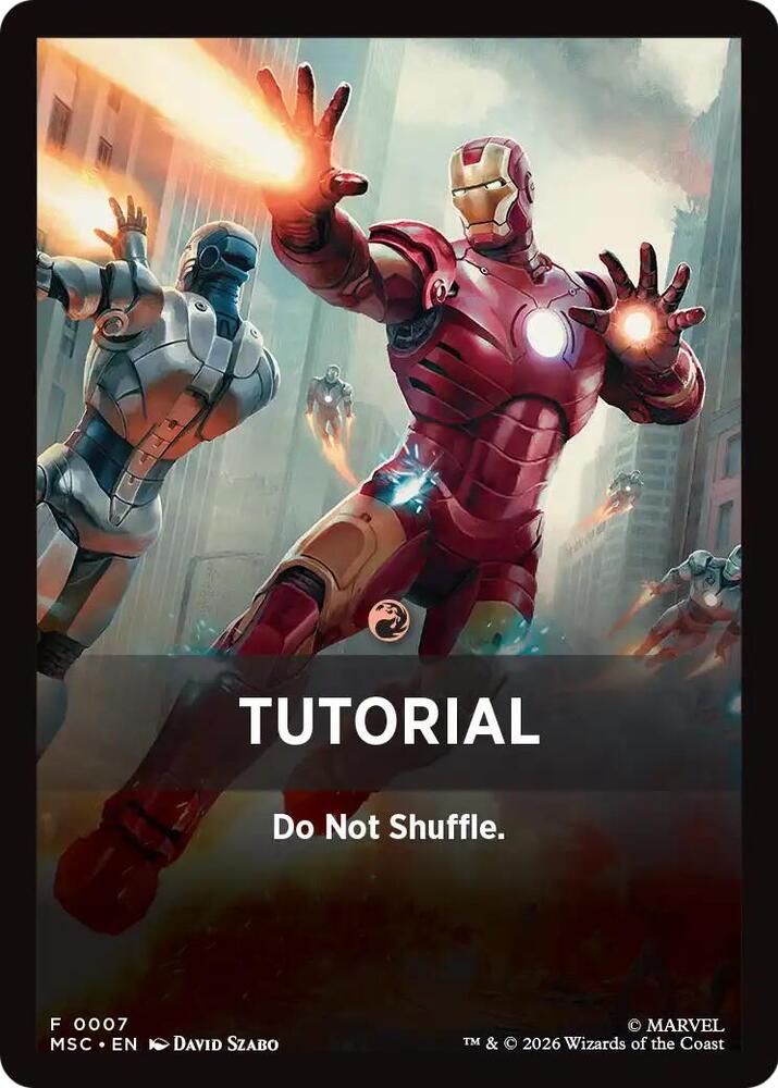 Tutorial Theme Card (0007) [Marvel Super Heroes Commander]