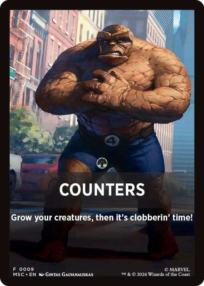 Counters Theme Card (9) [Marvel Super Heroes Commander]