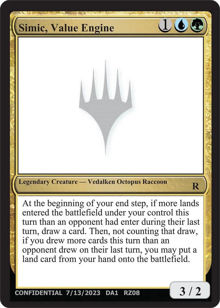 Simic Value Engine [Un-Known Event Playtest Cards]