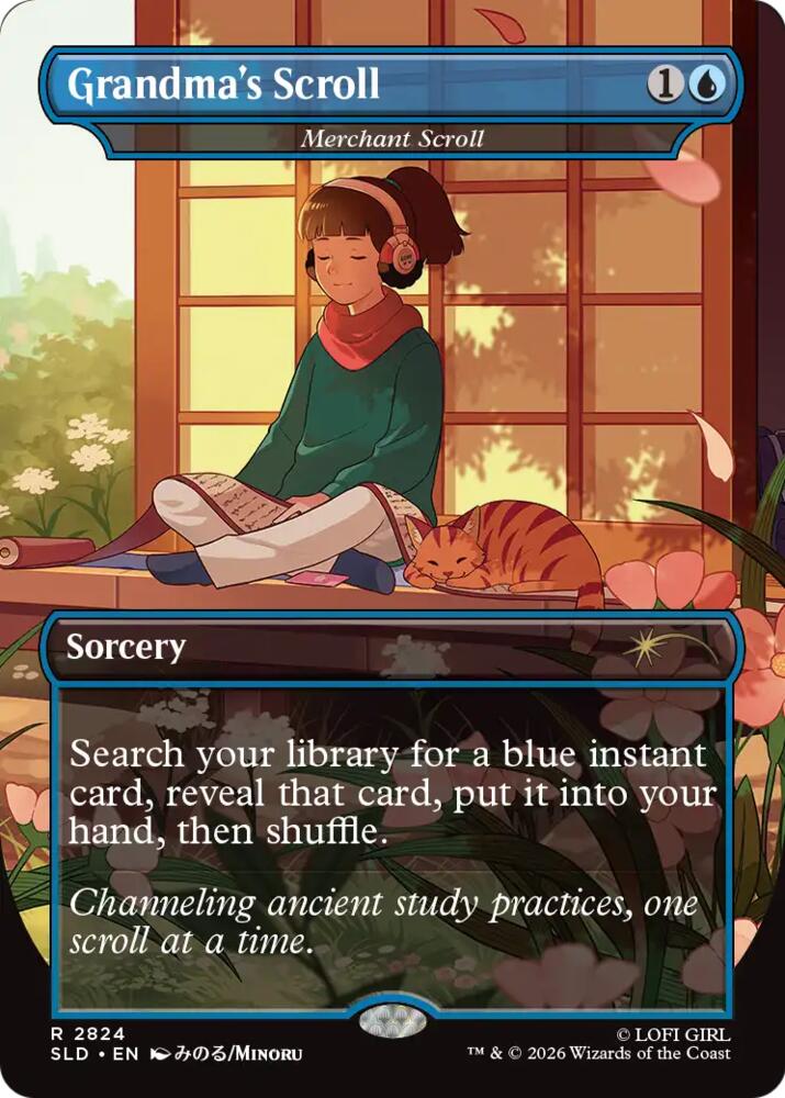 Grandma's Scroll - Merchant Scroll (2824) [Secret Lair Drop]