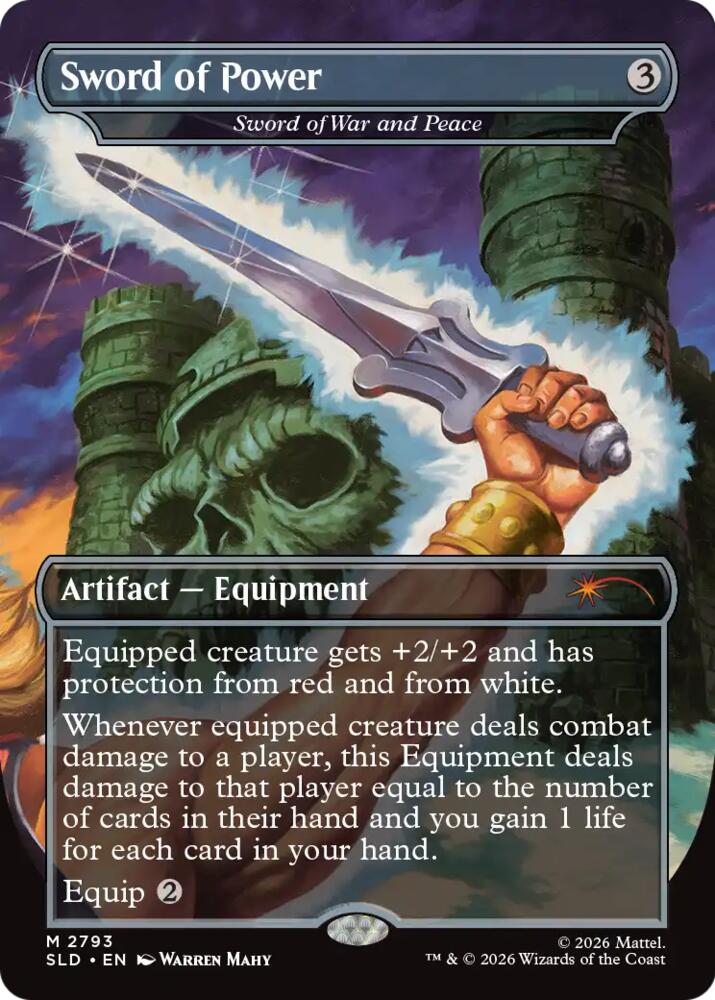 Sword of Power - Sword of War and Peace (2793) [Secret Lair Drop]