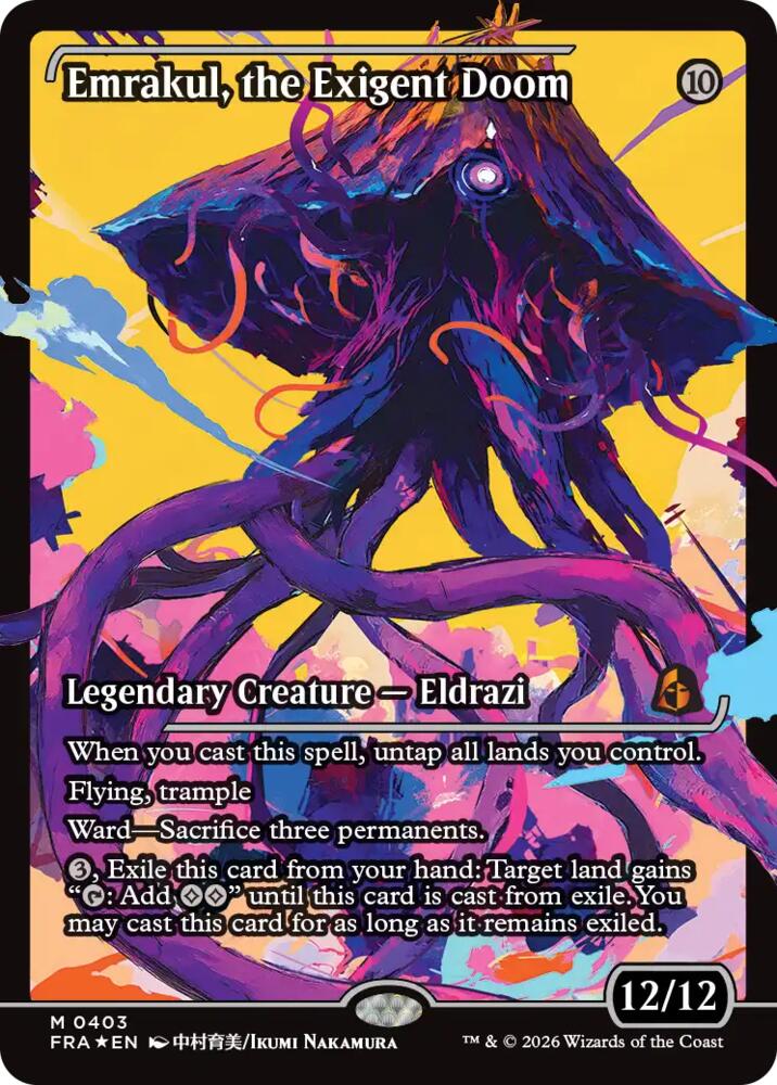Emrakul, the Exigent Doom (Showcase) (403) [Reality Fracture]