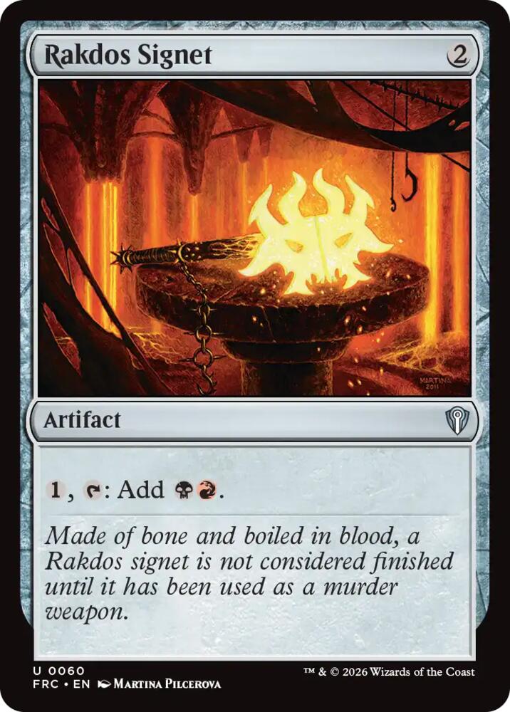 Rakdos Signet (60) [Reality Fracture Commander]