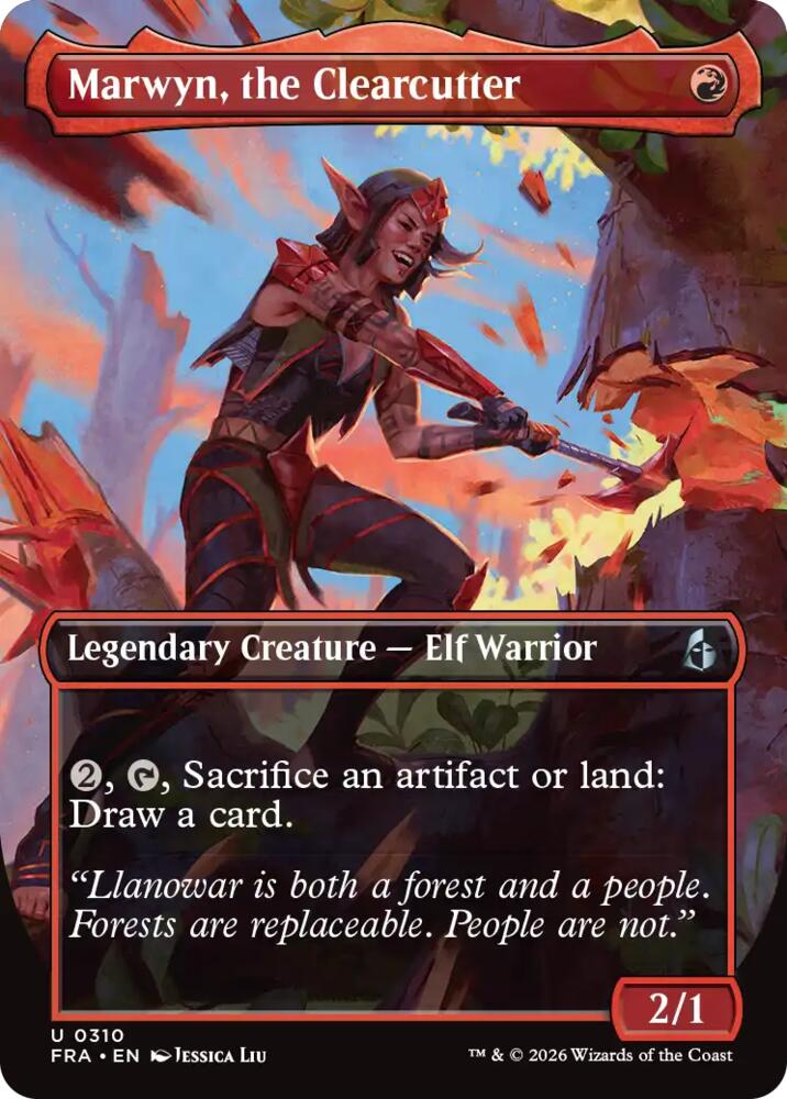 Marwyn, the Clearcutter (Borderless) (310) [Reality Fracture]