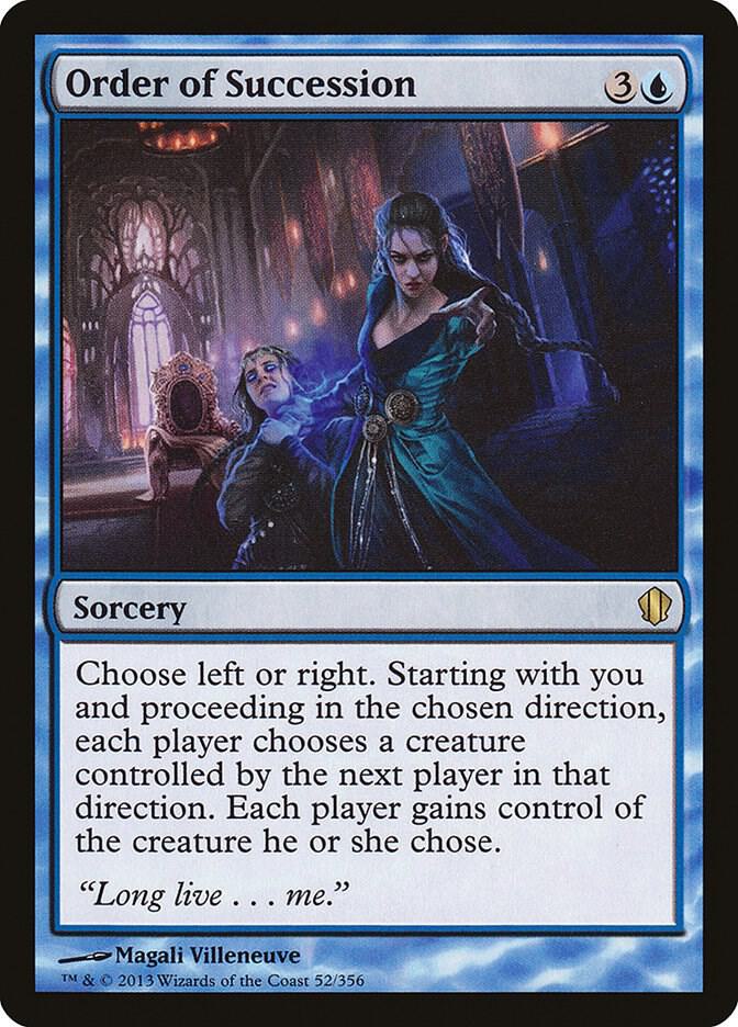Order of Succession (52) [Commander 2013]