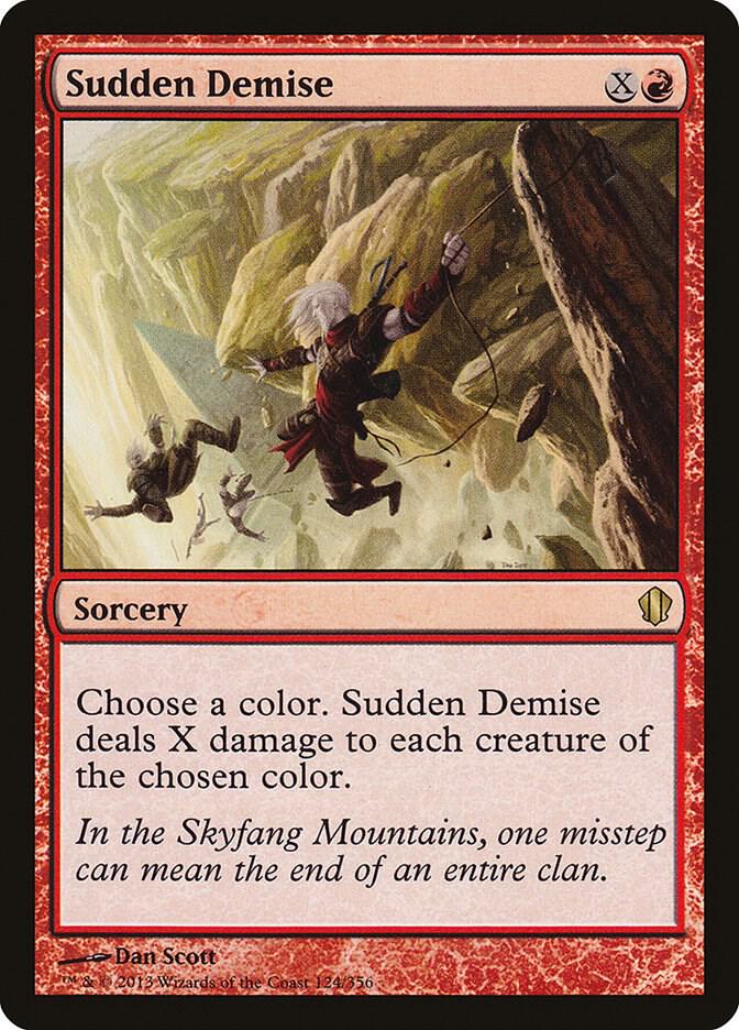 Sudden Demise (124) [Commander 2013]