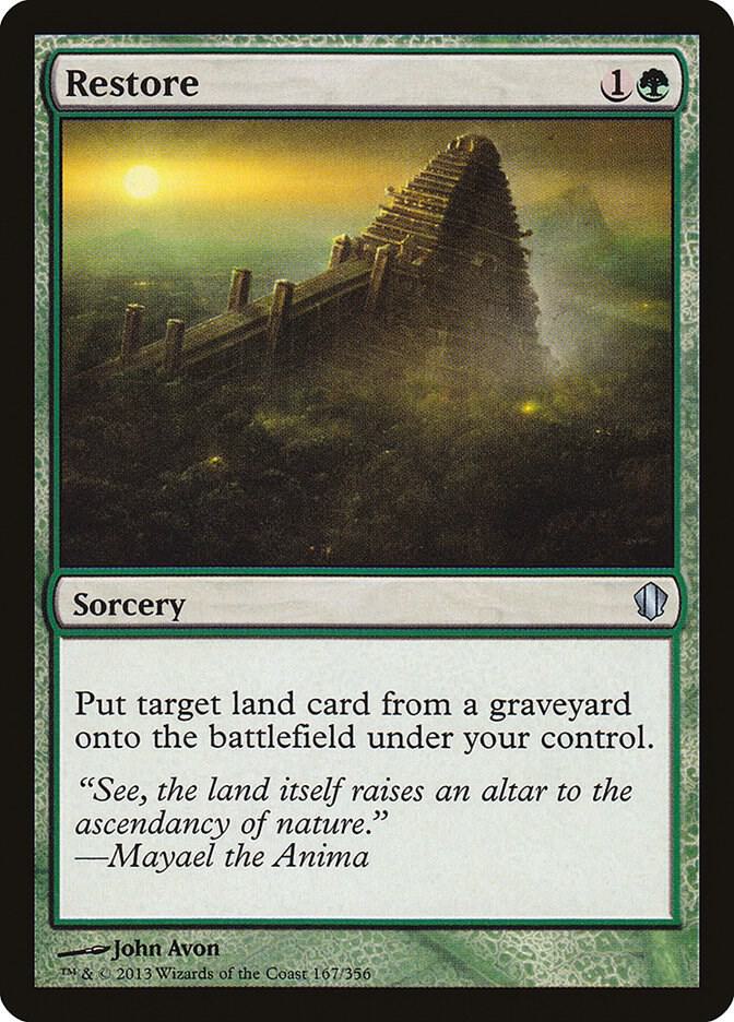 Restore (167) [Commander 2013]