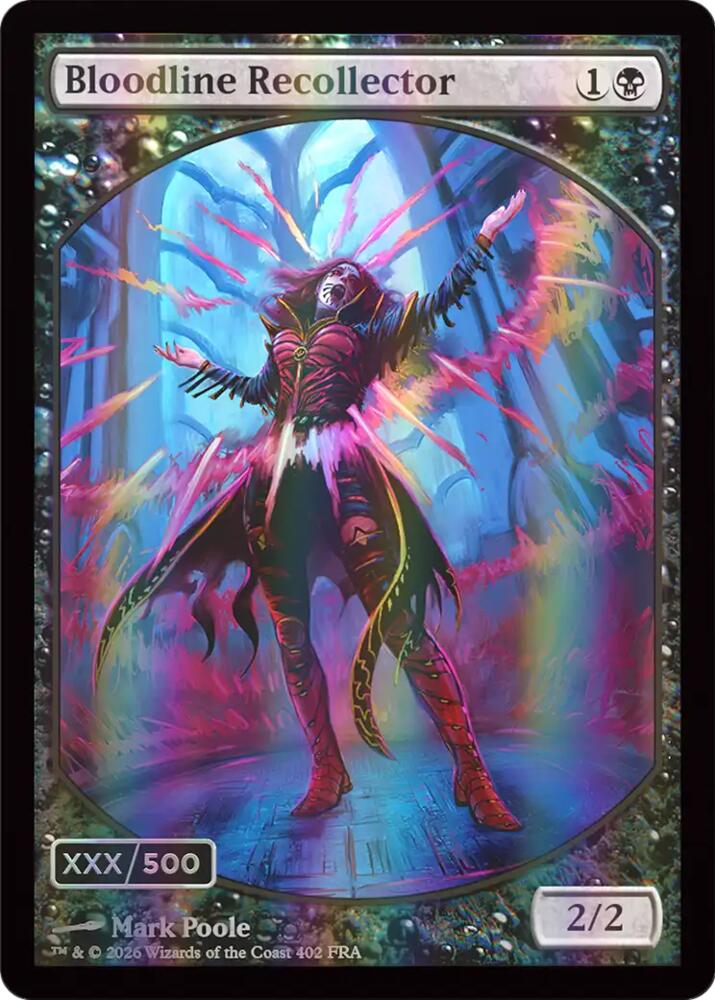Bloodline Recollector (Retro Frame) (Serial Numbered) (Double Rainbow Foil) (402) [Reality Fracture]