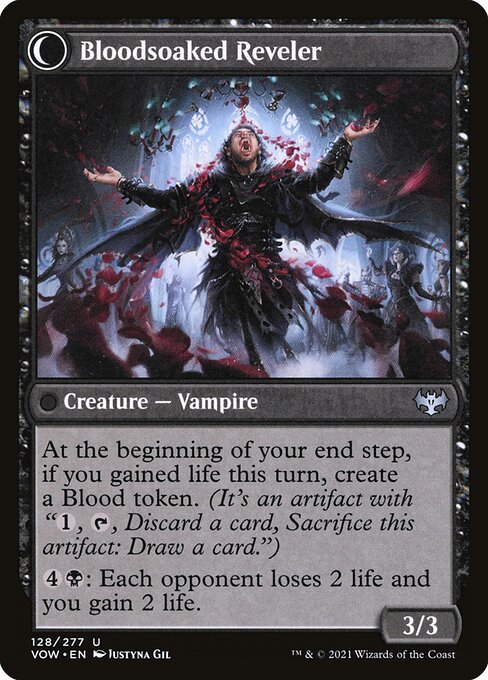 Restless Bloodseeker (128) [Innistrad: Crimson Vow] Reverse