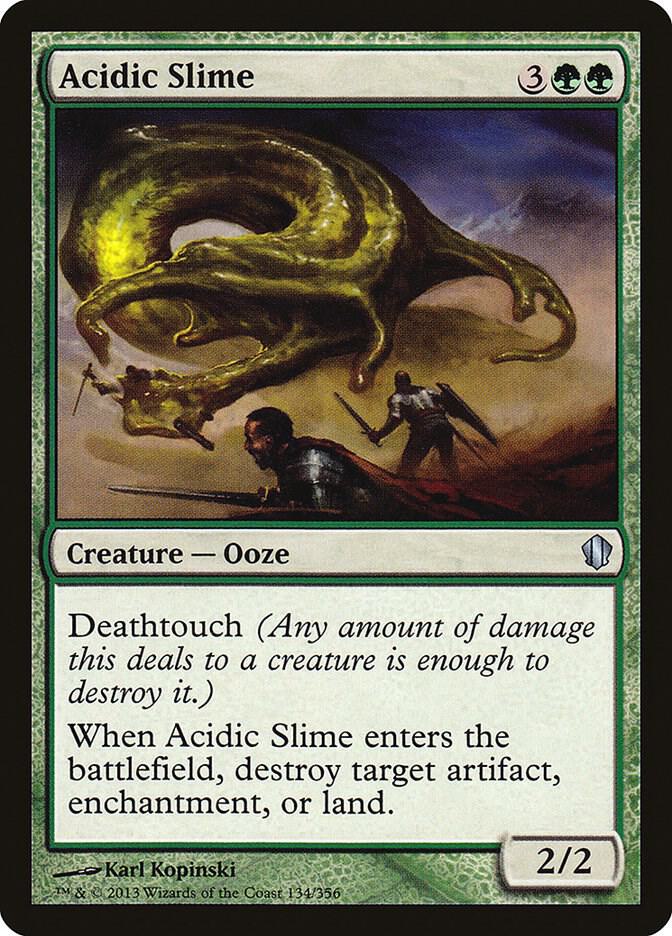 Acidic Slime (134) [Commander 2013]