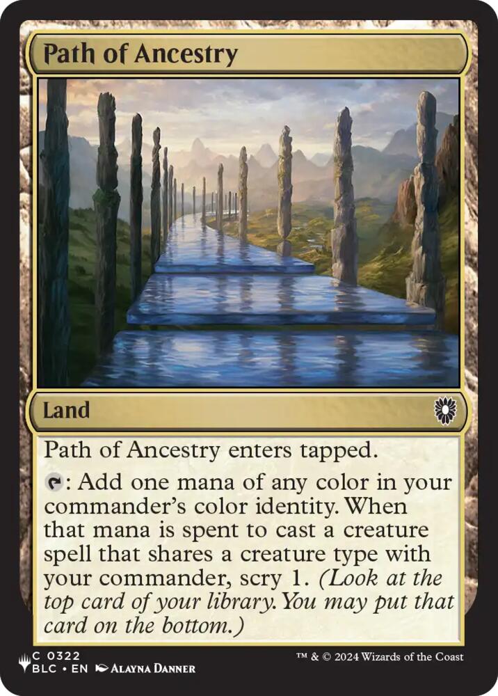 Path of Ancestry (BLC) (322) [The List]