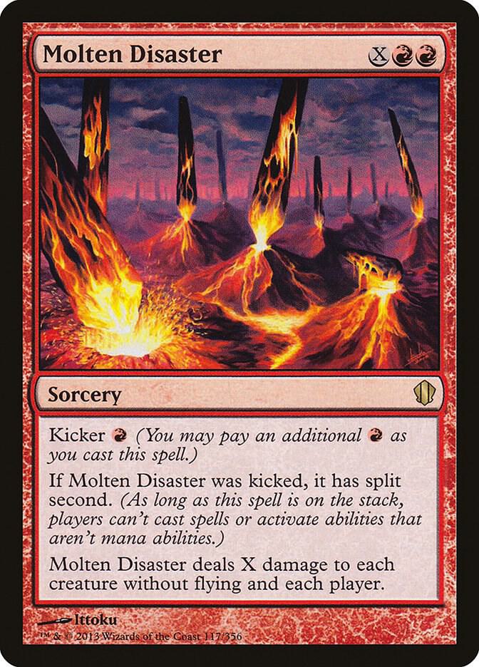 Molten Disaster (117) [Commander 2013]