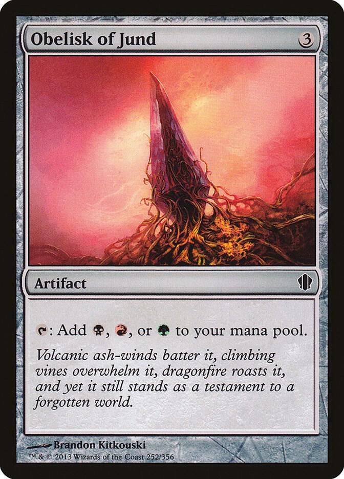 Obelisk of Jund (252) [Commander 2013]