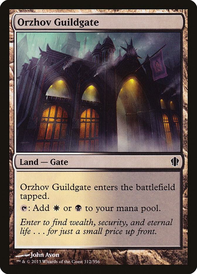 Orzhov Guildgate (312) [Commander 2013]