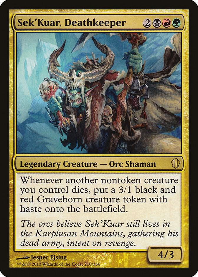 Sek'Kuar, Deathkeeper (210) [Commander 2013]