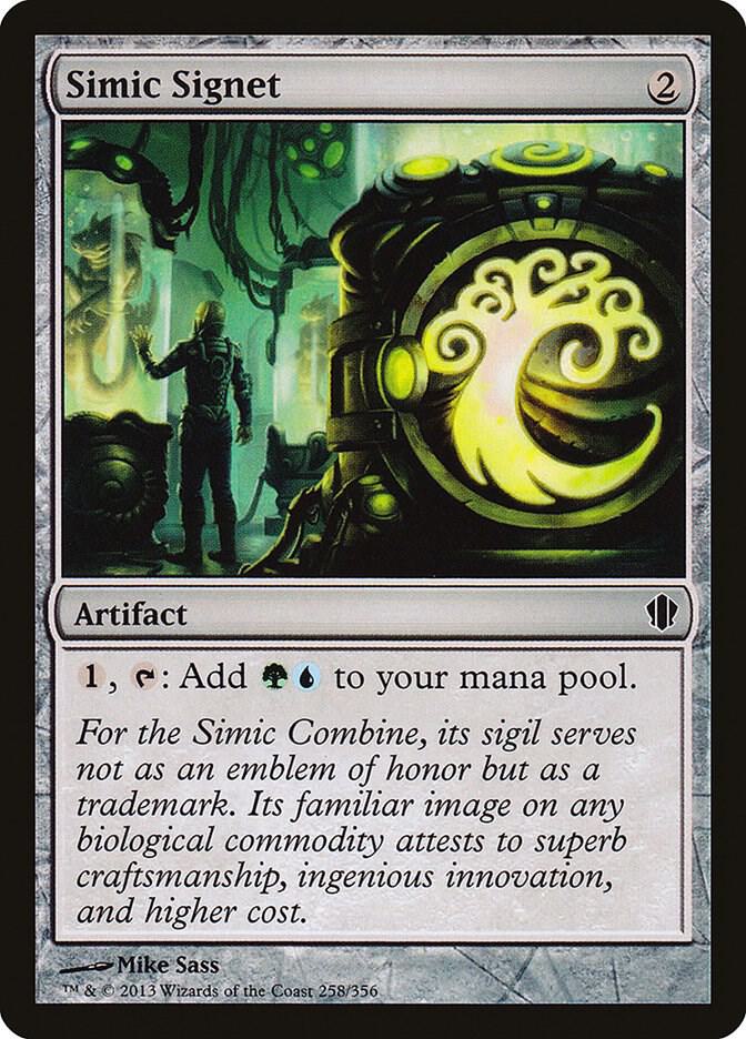 Simic Signet (258) [Commander 2013]
