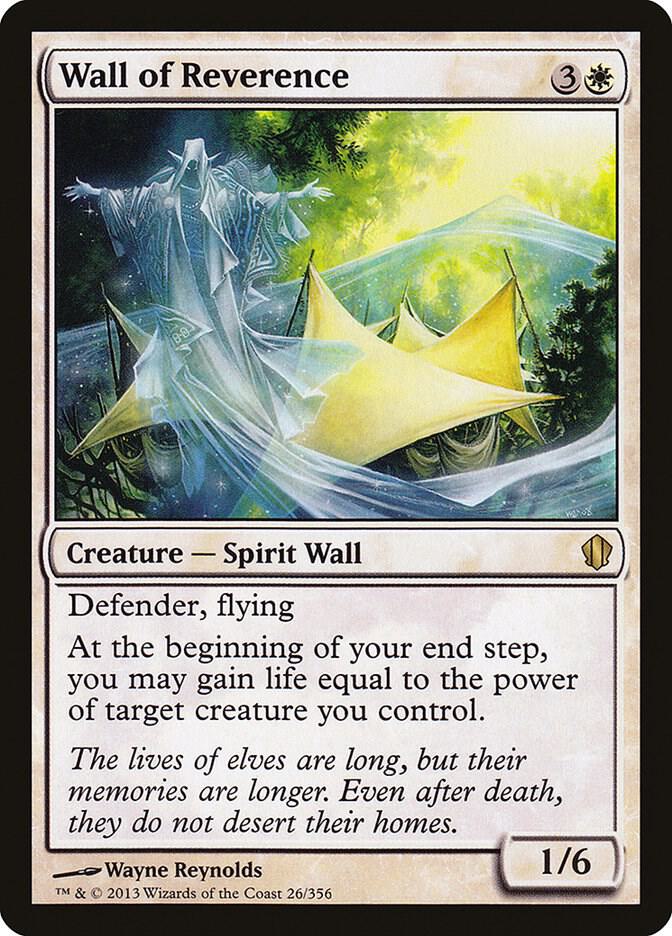 Wall of Reverence (26) [Commander 2013]