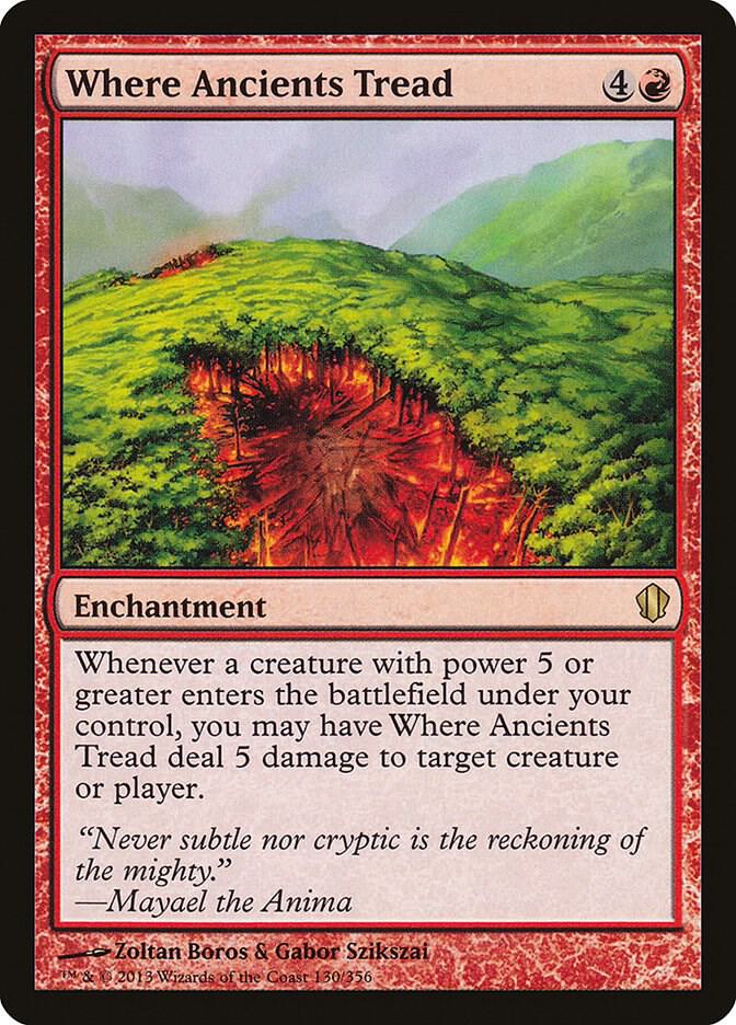 Where Ancients Tread (130) [Commander 2013]
