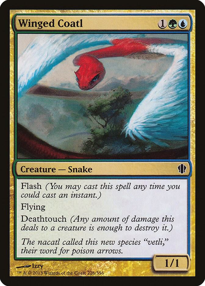 Winged Coatl (226) [Commander 2013]
