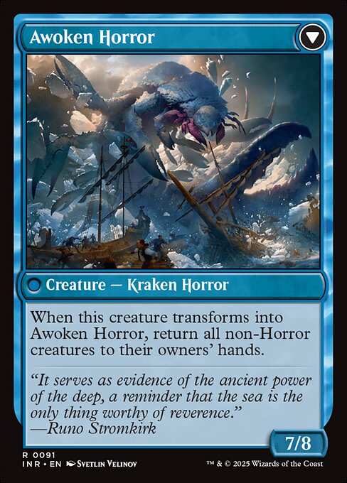 Thing in the Ice (91) [Innistrad Remastered] Reverse