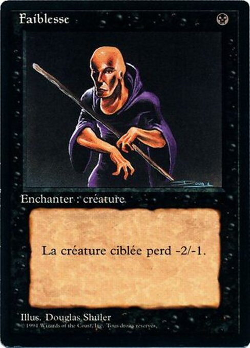 Weakness (136) [Foreign Black Border]