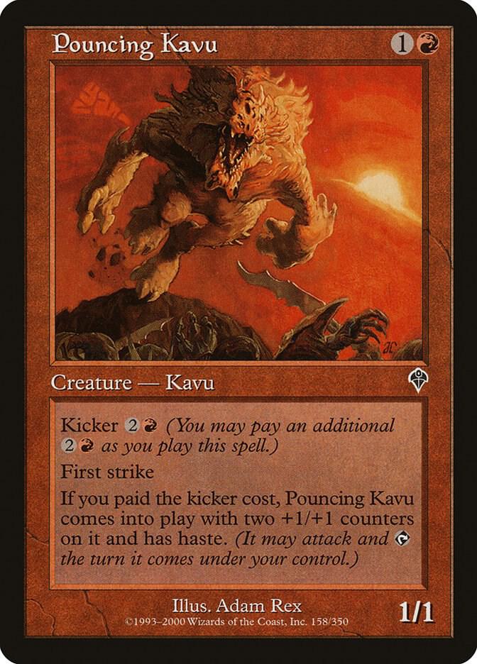 Pouncing Kavu (158) [Invasion]