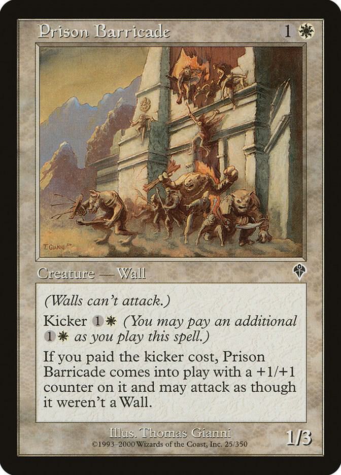 Prison Barricade (25) [Invasion]