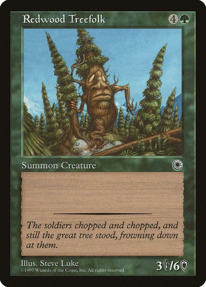 Redwood Treefolk (183) [Portal]