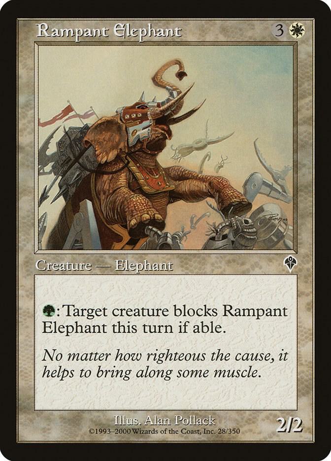 Rampant Elephant (28) [Invasion]