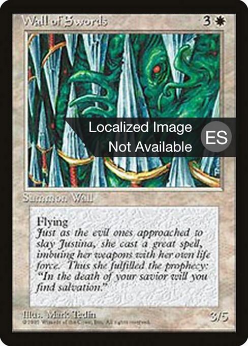 Wall of Swords (55) [Fourth Edition Foreign Black Border]