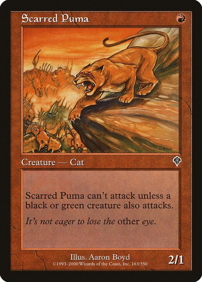 Scarred Puma (163) [Invasion]