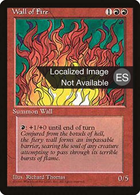 Wall of Fire (230) [Fourth Edition Foreign Black Border]