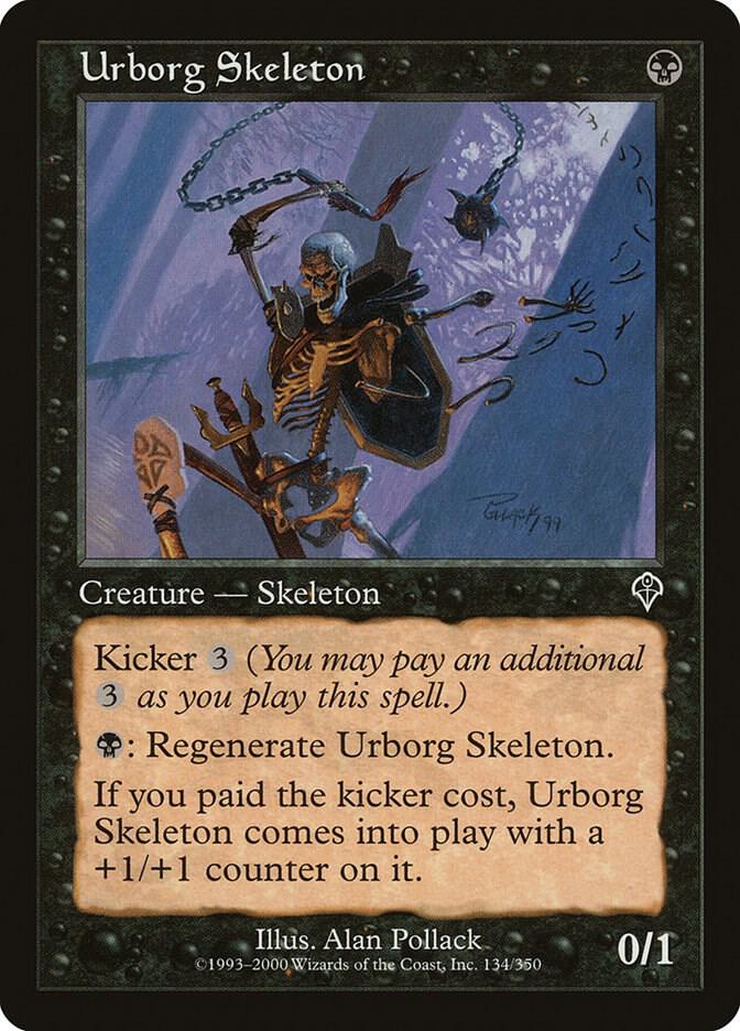 Urborg Skeleton (134) [Invasion]