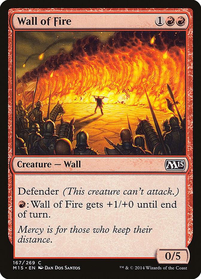 Wall of Fire (167) [Magic 2015]