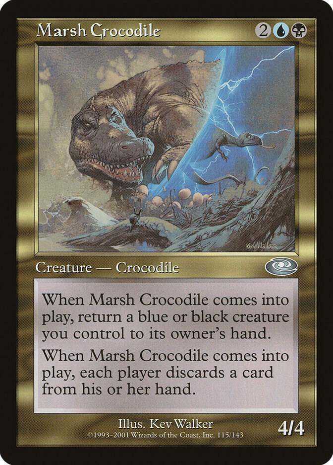 Marsh Crocodile (115) [Planeshift]