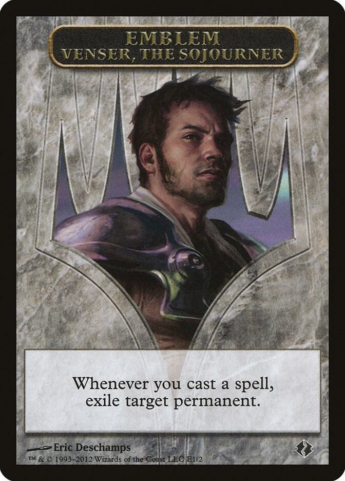 Emblem - Venser, the Sojourner (E1) [Duel Decks: Venser vs. Koth]