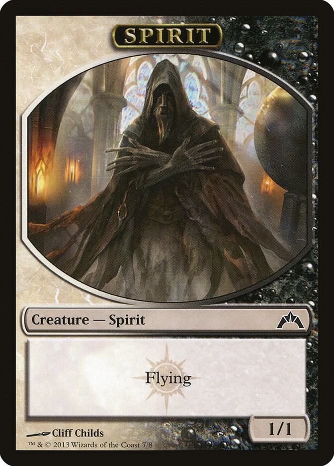 Spirit Token (7) [Gatecrash]