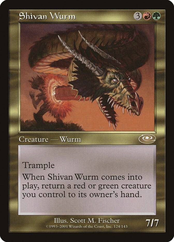 Shivan Wurm (124) [Planeshift]