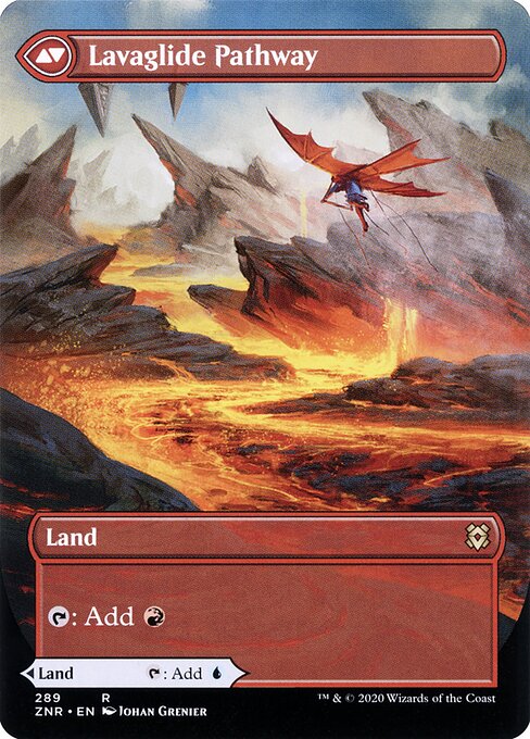 Riverglide Pathway (Borderless) (289) [Zendikar Rising] [Borderless] Reverse