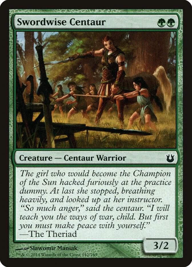 Swordwise Centaur (142) [Born of the Gods]